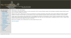 Desktop Screenshot of clioproject.org